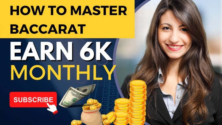 Baccarat Casino Gambling Session, How To Win 6k Monthly