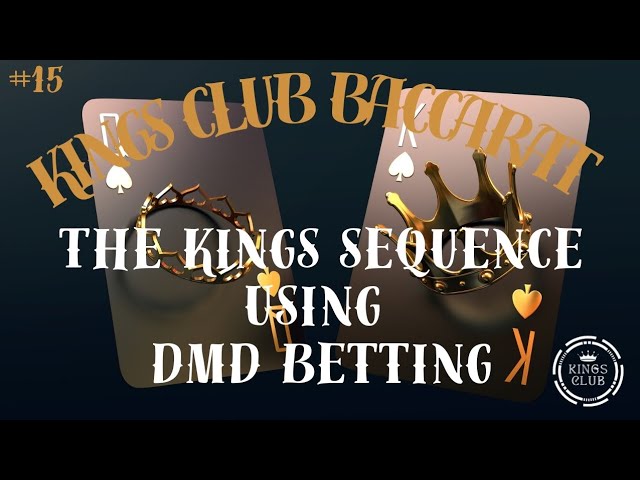 Baccarat – The Kings Sequence – DMD Betting #casino #baccarat #baccaratstrategy