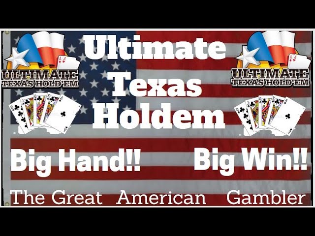 Big Hand!! Big Win!! Ultimate Texas Holdem From The El Cortez Casino in Las Vegas, Nevada!