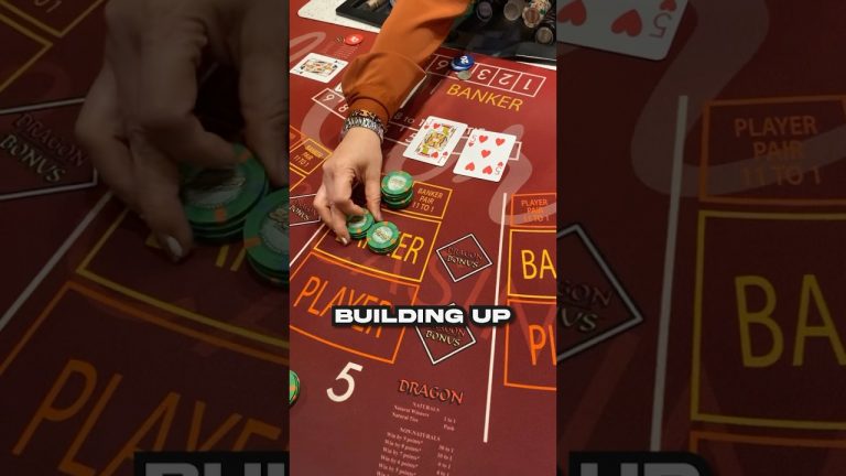 Can We Win 4 Baccarat Hands in A Row? #baccarat #casino #gambling