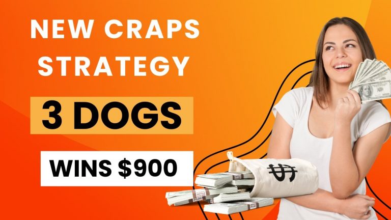 Craps New Strategy 3 DOGS wins BIG