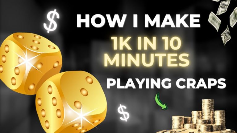 Craps Strategy How I MAKE 1K IN 10 MINUTES PLAYING CRAPS HIT N RUN SYSTEM