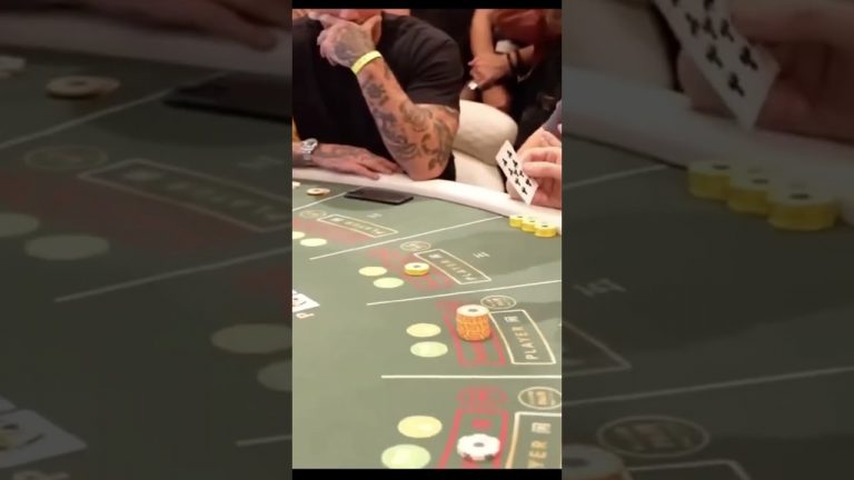 Dana White Wins $350,000 A Hand Playing High Limit Baccarat! #danawhite #gambling #casino