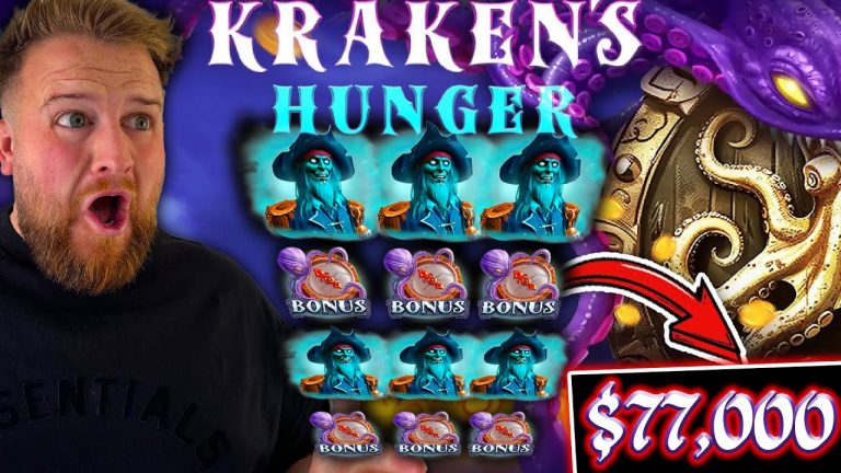 EPIC $77,000 WIN ON KRAKENS HUNGER!