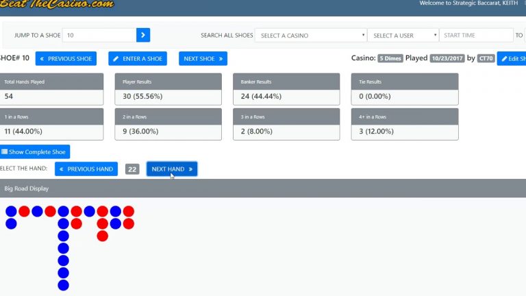 Episode 66 Strategic Baccarat Interface SBI Thread embed clarification