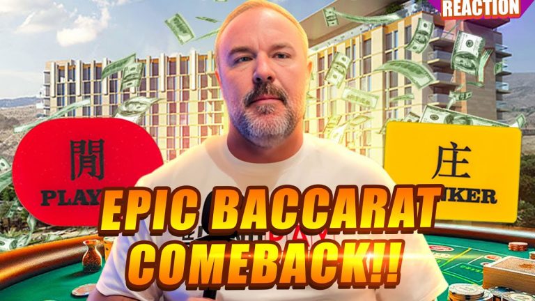 Mr. Hand Pay’s $30,000 Big Baccarat Action! Incredible Comeback! #baccarat #reaction