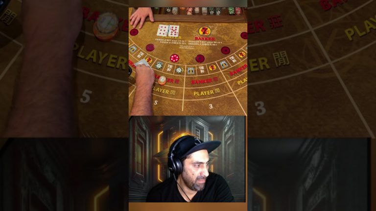 Mr. Hand Pay’s Big Baccarat Action! Intense Session! #baccarat #reaction