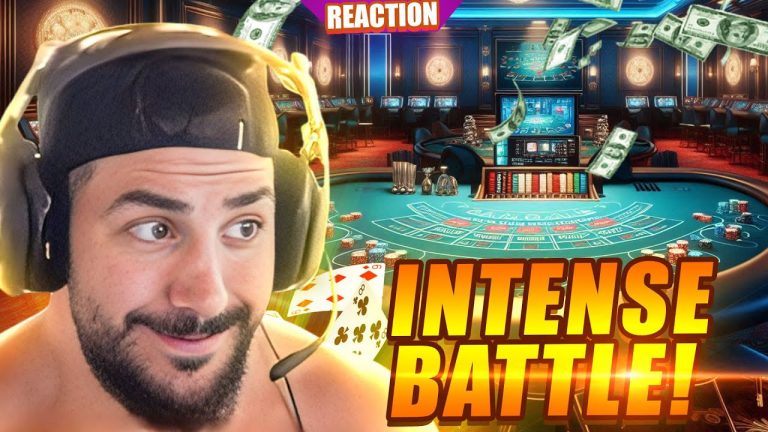 Nicmercs Intense Degen Battle on Blackjack & Baccarat! #reaction #blackjack #baccarat