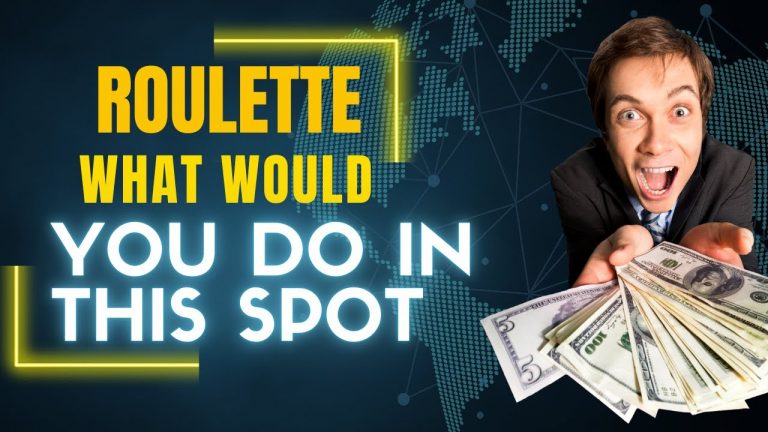 Roulette Casino Gambling What Would You Do Here In This Spot?