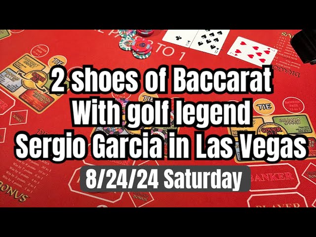 Sergio Garcia plays baccarat for the 1st time at the RIO in Las Vegas #golf #sergiogarcia #pgatour