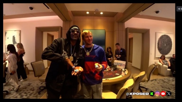 Snoop Doggs First Time Baccarat In Las Vegas With Xposed!