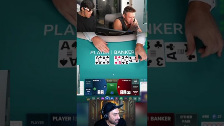 Stevewilldoit & Togi Goes Degen on Baccarat! #reaction