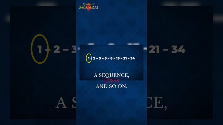 This Is The Fibonacci Betting System #shorts #casino #baccarat