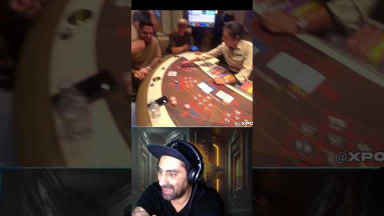 XPOSED IS BACK Gambling in Vegas! $50,000 Baccarat Session!! #reaction #vegas #baccarat