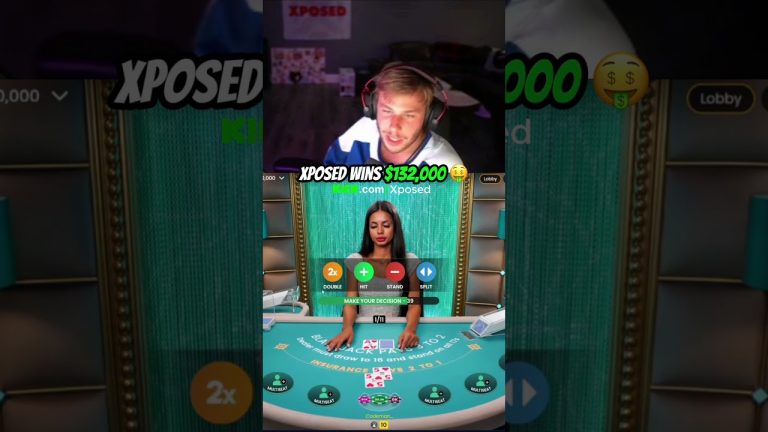 Xposed Wins $132,000 #xposed #gambling #blackjack