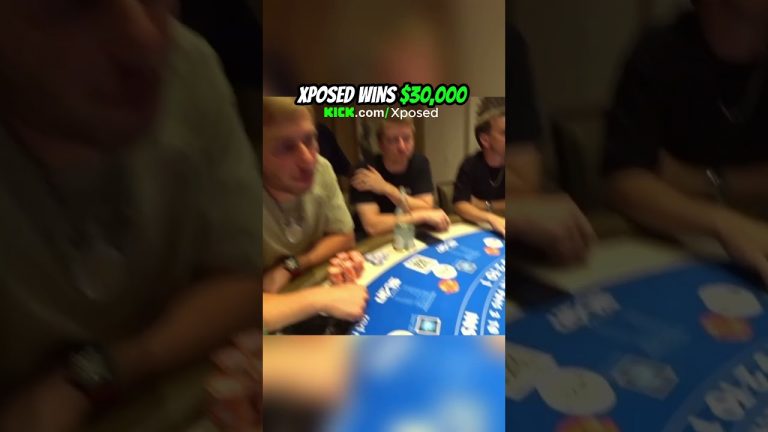 Xposed Wins $30,000 in Vegas #xposed #gambling #blackjack