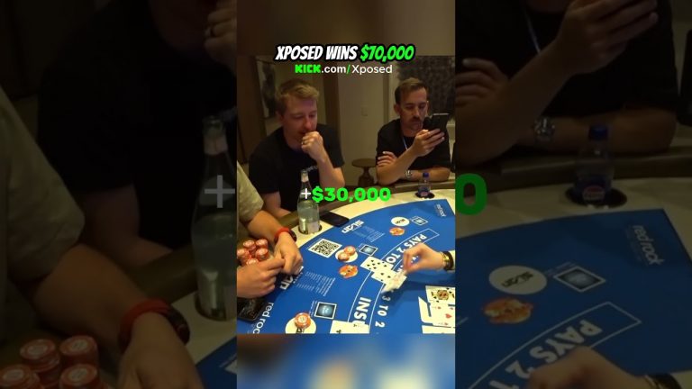 Xposed Wins $70,000 in Vegas #xposed #gambling #blackjack