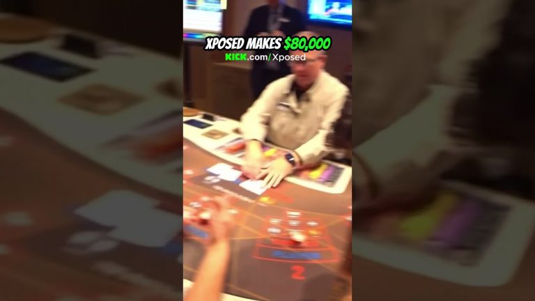 Xposed Wins $80,000 in Vegas #xposed #gambling #blackjack