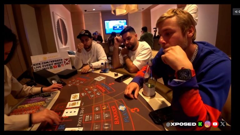 Xposed X Las Vegas Baccarat Winning Streak Is Gone! Live Casino Pt2.