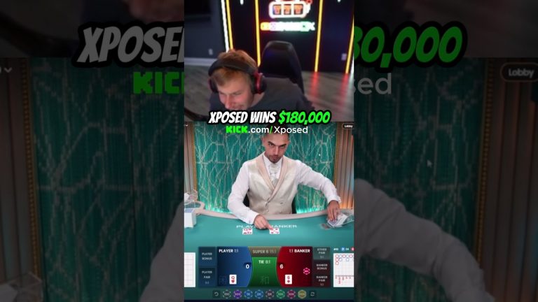 Xposed wins $180,000 #xposed #gambling #blackjack