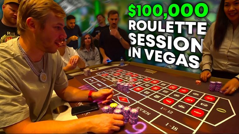 $100,000 ROULETTE SESSION AT THE RED ROCK CASINO IN VEGAS!