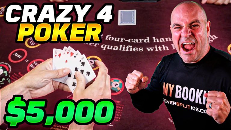 $5000 Crazy 4 poker. Part 3. Awesome session – Big Win – Love this game