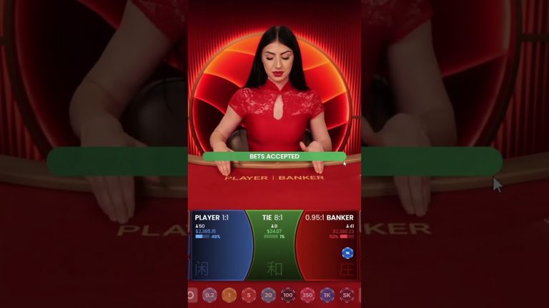 All In On Banker! #gambling #gamble #blackjack #slots #casino #shorts #roulette #baccarat