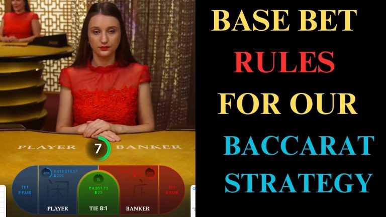 BASE BET RULES IN ENGLISH | BACCARAT STRATEGY | @LiveCasino.1