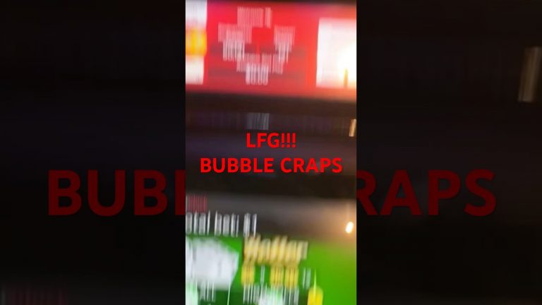 BUBBLE CRAPS LFG!!! Wild Hit