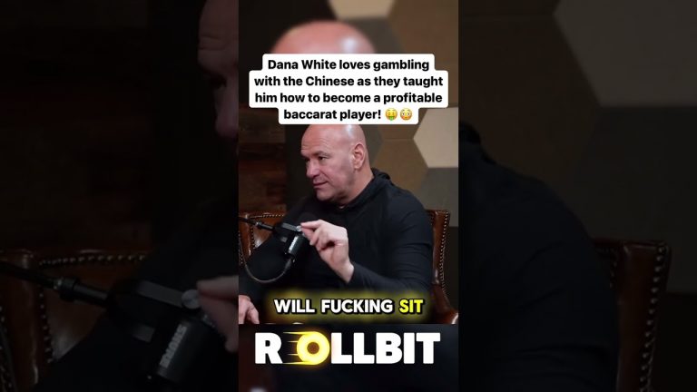 Dana White LOVES To Gamble With The Chinese On Baccarat! #danawhite #gambling #casino #lasvegas