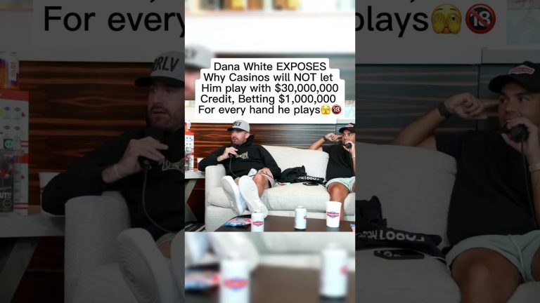 Dana gets BANNED #baccarat #poker #blackjack #gambling #casino #danawhite #dana #slots #money #dana