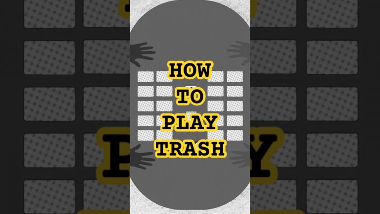 How to play Trash #shorts #cardgame #howto #tutorial