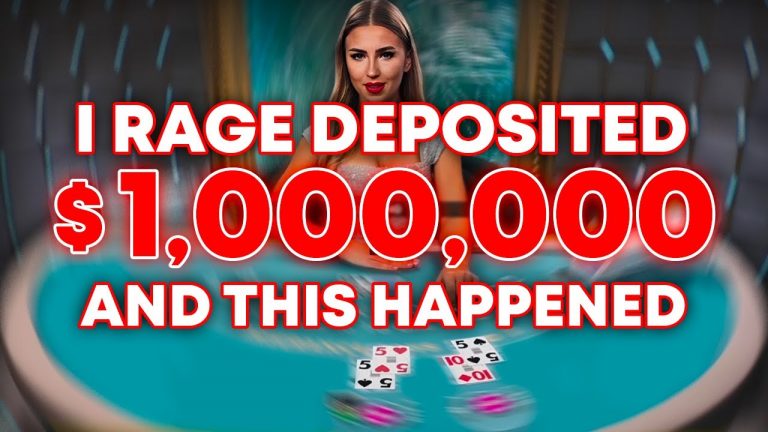 I RAGE DEPOSITED $1,000,000 TO GAMBLE AND THIS HAPPENED…