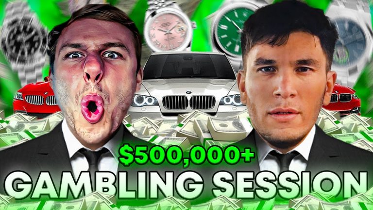 INSANE $500,000+ GAMBLING SESSION WITH TRAINWRECKS!