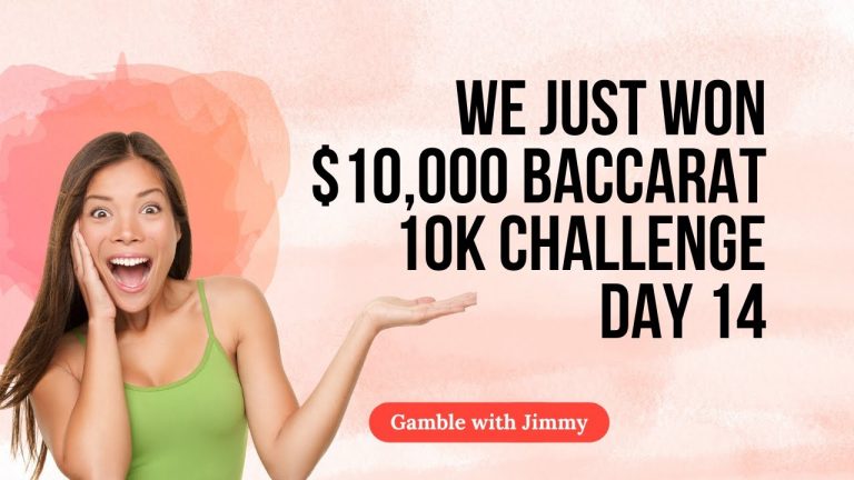 Just WON $10,000 Baccarat 10K Challenge 14 Days WE DID IT!!!!