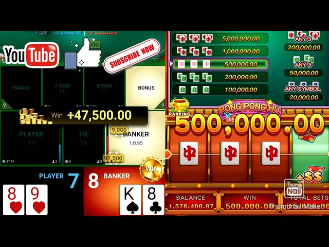 Live Baccarat And Slot Game 500K