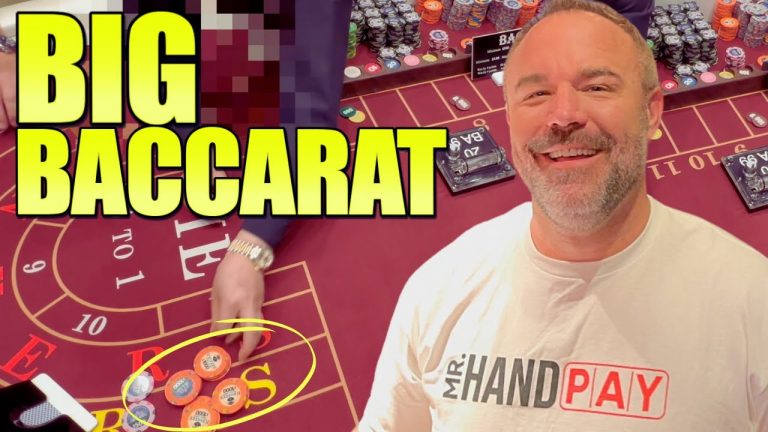 My First EVER BIG BACCARAT On YouTube & I DESTROY IT!! (Up To $6,500/Hand)