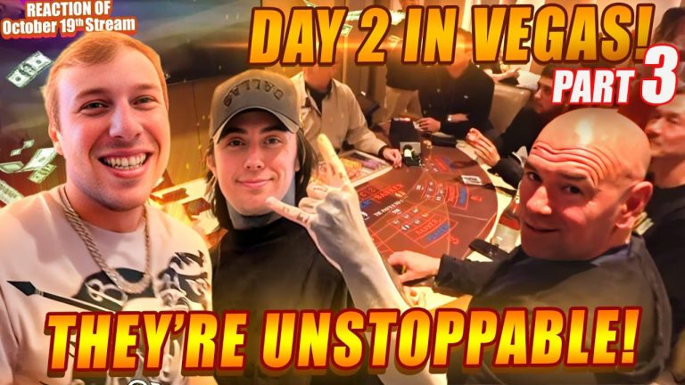 Part 3/4 XPOSED x RONNIE RADKE ON A HOT STREAK! Day 2 New IRL Vegas Blackjack & Baccarat! #reaction