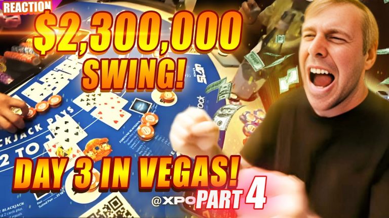 Part 4/4 SPECTACULAR ENDING! Xposed Day 3 New Vegas IRL Blackjack & Baccarat! #reaction