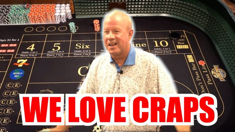 THIS IS WHY WE LOVE CRAPS 30 Roll Craps Challenge – WIN BIG or BUST #452