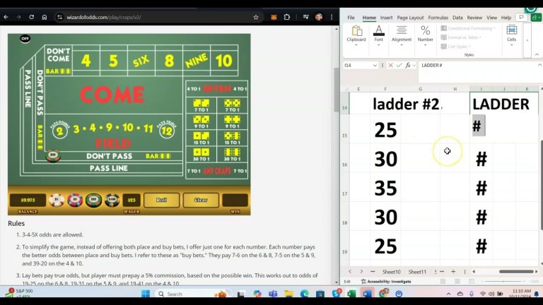 The Power of Ladder Bets Revealed – Craps, Baccarat & Roulette