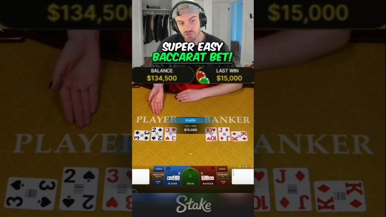 Toaster SUPER easy BACCARAT bet! *PROFIT*