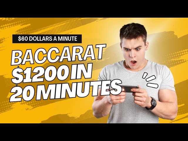 USE BACCARAT TO MAKE $1200 IN 20 MINUTES #baccarat #casinoonline #casino #twitch #baccaratjay