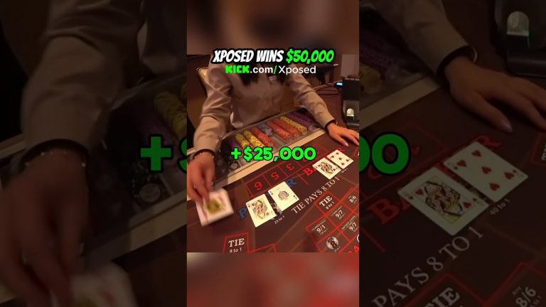 XPOSED RIDES HUGE $25k BETS IN VEGAS! #lasvegas #gambling #blackjack #xposed