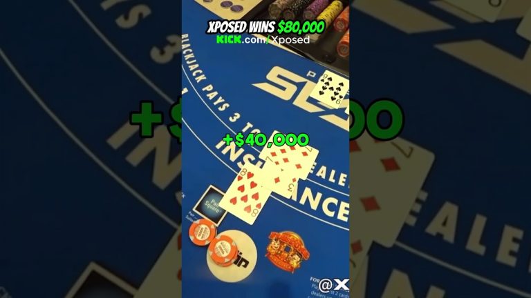 XPOSED ROBS THE REDROCK.. $80,000 BLACKJACK RUN! #lasvegas #gambling #blackjack #xposed