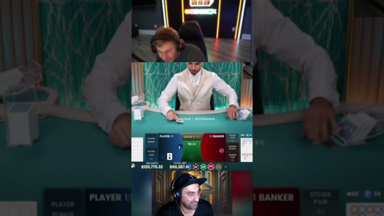 Xposed Goes on a Wild Baccarat Grind, Crazy Comeback! #reaction