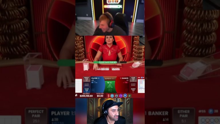 Xposed Goes on a Wild Baccarat Grind, Try to make his money back! #reaction