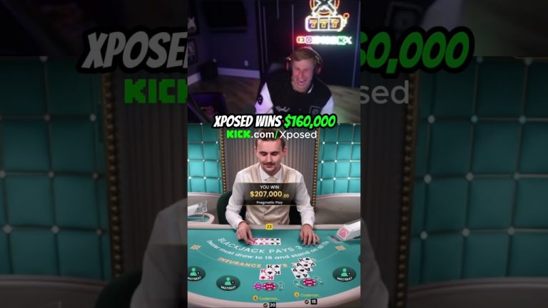 Xposed Wins $160k #lasvegas #gambling #blackjack #xposed