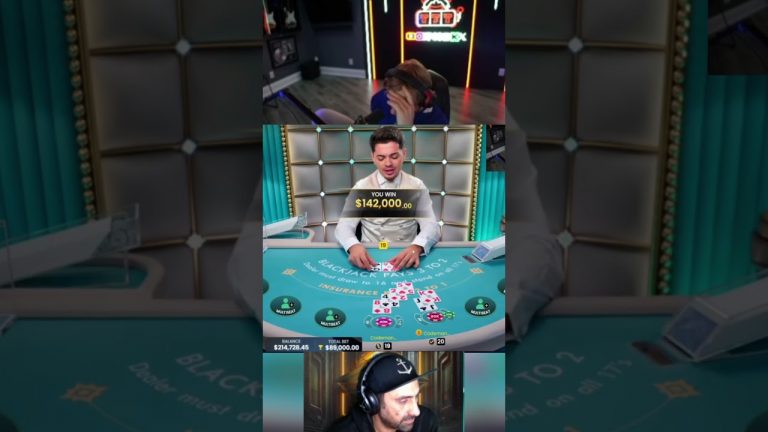 Xposed goes Crazy with $1,000,000 on Blackjack & Baccarat! #reaction