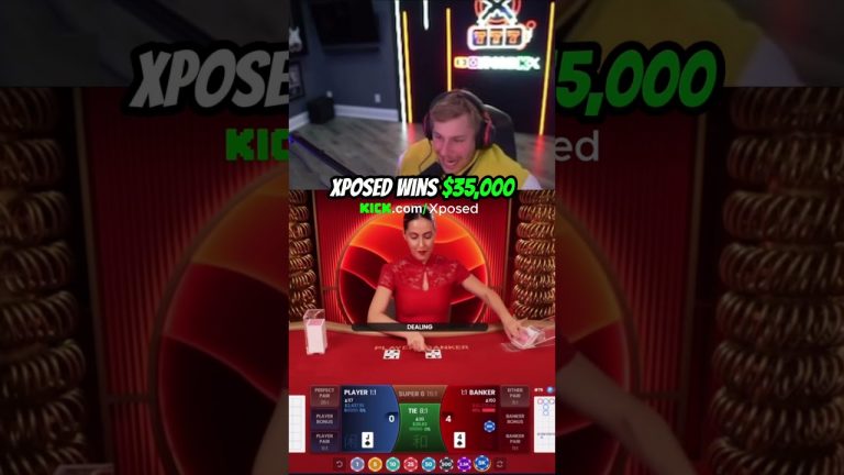 Xposed wins $35,000 #xposed #gambling #blackjack